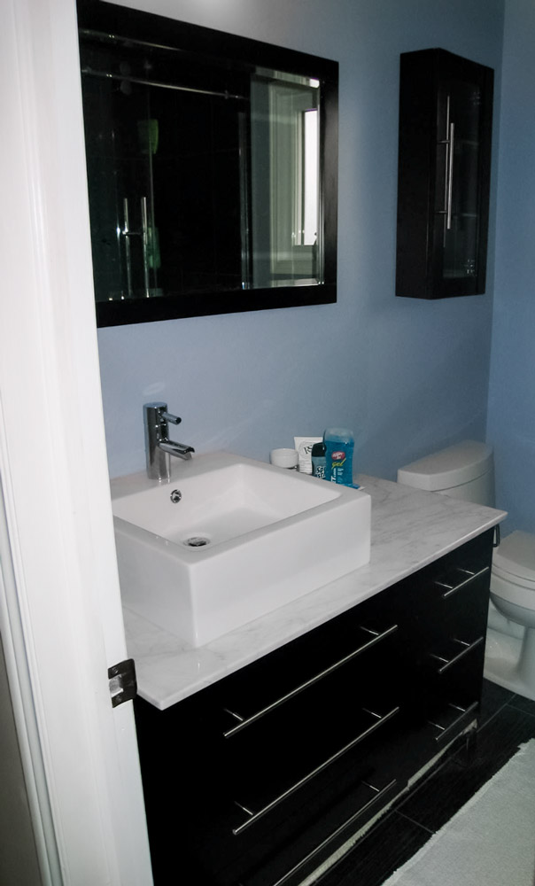 American Standard Vessel Sink with Single Hole Grohe Faucet Chrome 